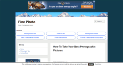 Desktop Screenshot of fine-photo.info